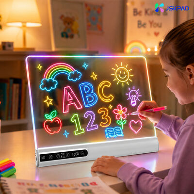 Popular Factory Direct Sale 1000mAh Battery Dual Light Modes Eye Friendly Acrylic Led Light Drawing Board