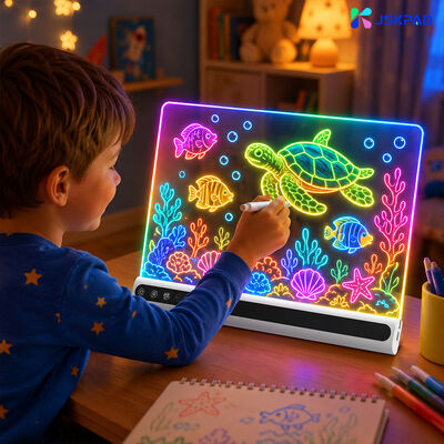 Best Selling Factory Direct Sale Ultra Thin Desktop Night Light Adjustable Brightness Soft Eye Care RGB LED Drawing Board