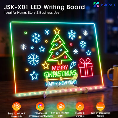 Hot Selling Wired Three Button Control 5V Safe Kids Study Room Cafe Menu Factory Direct Sale LED Drawing Board