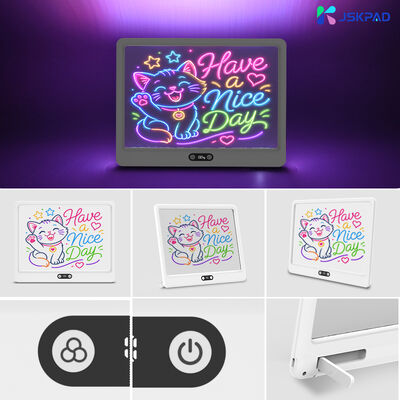 Factory Direct Sales Hot Sale  7 RGB Colors 7 Dynamic Modes Stepless Dimming 1000mAh Acrylic Board LED Drawing Board