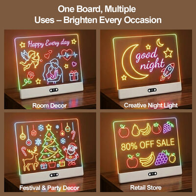 Factory Direct Sales Hot Selling 350x260x11mm 0.4A Current 3Wh Lifespan 1500mAh 7 Color Dimmable LED Drawing Board