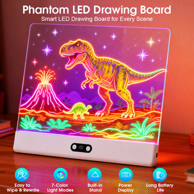 Factory Direct Sales Hot Selling 350x260x11mm 0.4A Current 3Wh Lifespan 1500mAh 7 Color Dimmable LED Drawing Board