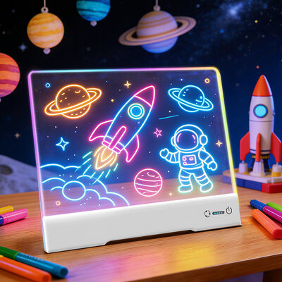 Home Kids Room School Art Class Use Hot Sale 7-Color Dimming 1500mAh Battery Factory Direct Sale USB Working LED Drawing Board