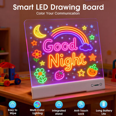 Home Kids Room School Art Class Use Hot Sale 7-Color Dimming 1500mAh Battery Factory Direct Sale USB Working LED Drawing Board