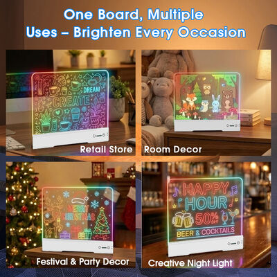 Home Kids Room School Art Class Use Hot Sale 7-Color Dimming 1500mAh Battery Factory Direct Sale USB Working LED Drawing Board