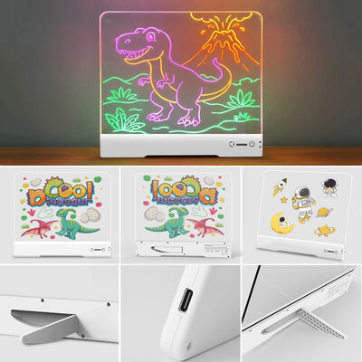 Home Kids Room School Art Class Use Hot Sale 7-Color Dimming 1500mAh Battery Factory Direct Sale USB Working LED Drawing Board