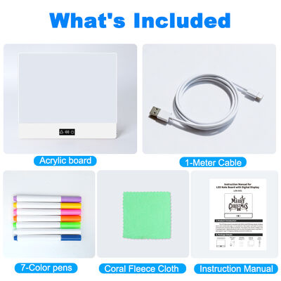 Factory Direct Hot Sale Desk Lamp with LED Power Display Touch Dimming Warm RGB Light Portable LED Drawing Board