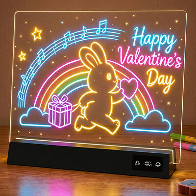 Hot Sale Desktop Ornament Night Light 8 Static 3 Dynamic Lights Factory Direct Sales Led Drawing Board