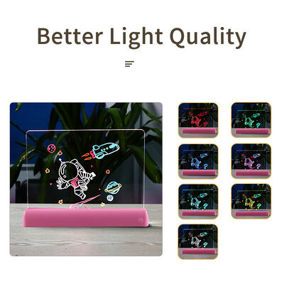 Kids Toys Board 3D LED Drawing Board Children's Illuminated Painting Pad 3D Magic Drawing for Multi-function
