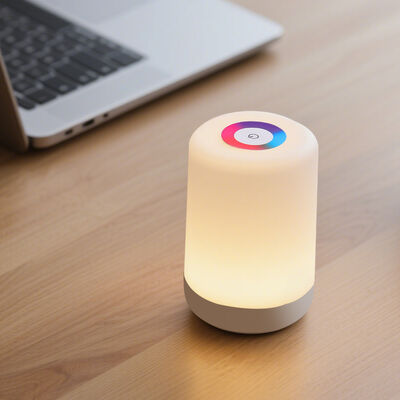 Hot Sale LED Night Light Cool Warm Natural Glow Minimalist Design for Kids Adults ABS Mini Wireless Charging for Bedroom Decor