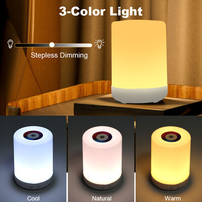 Best Selling Mini 155mm Touch Sensor LED Night Light Dimmable and Rechargeable with Wireless Charging for Home Study Room