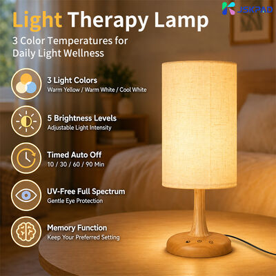 Factory Direct Sales Wholesale Table Lamp Indoor Lighting 3 Color Temperatures Sad Lamp Therapy