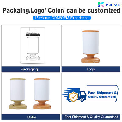 Factory Direct Sale Top Selling LED 4 Modes 12W Remote/Manual Dimmable Auto Timer USB C Charging CE FCC RoHS Sad Home Office