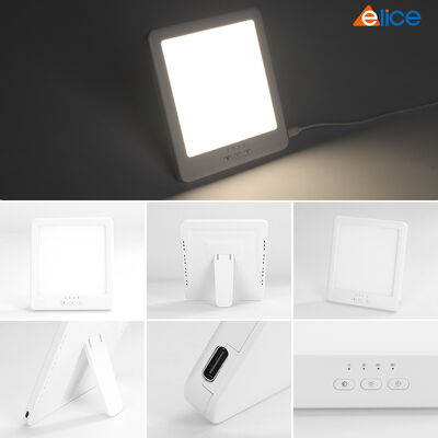 Nordic Winter Sun Supplement Adjustable Color Temp Eye Safe Portable LED Sad Lamp Therapy Home Use 5-Level Dimming
