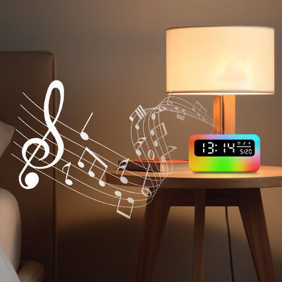 Factory Custom Sunrise Alarm Clock Rechargeable Bedside RGB Table Smart LED Night Lamp Lights for Bedroom Living Room