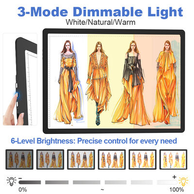 Factory Direct A2 Creative Plastic LED Drawing Board Activity Toy Kids Learning Tool Even Illumination Light Pad