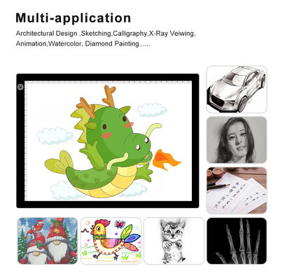 3 Level Stepless Abs Eco-Friendly Illuminated Dimming Painting Tablet Drawing Lightpad Light Led Copying Board