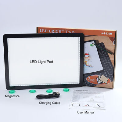 Ultra-Thin 6 Level Stepless Dimmable LED Light Pad High Brightness A3 A4 Drawing Light Board Tracing Table Sketching Tool