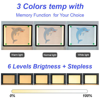 Led Light Box Drawing Light Board Sketching Eye Protection Pad With Dimmable Brightness