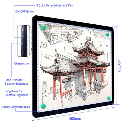 Led Light Box Drawing Light Board Sketching Eye Protection Pad With Dimmable Brightness