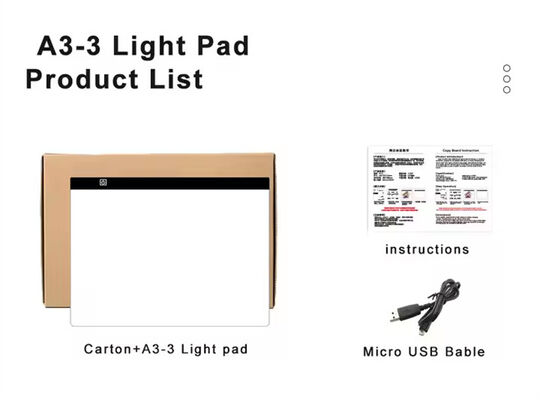 Factory Wholesale Dimmable Eye Protection Flat Writing Board Drawing Children Led Light Pad Luminous Tracing Board
