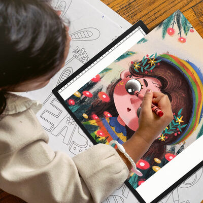 Wholesale Custom Illuminated Dimming Eyesight Protected Sketching Ultrathin Light up Tracing Led Pad for Kids