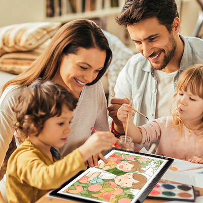 Design  A2 A3 A4 A5 3 Color Temperature Adjustable Powered Rechargeable Light Pad Kids Drawing Board for Artist