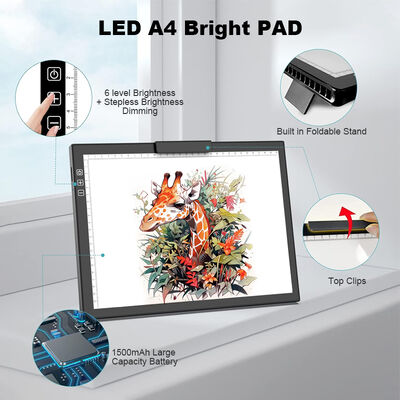 Touch Control Light Guide Plate Drawing Tools Painting Board Led Tablet Copying Board Lightpad for Senior Student