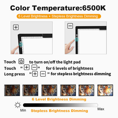 Touch Control Light Guide Plate Drawing Tools Painting Board Led Tablet Copying Board Lightpad for Senior Student
