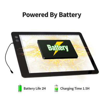 A5 6-Level Stepless Abs Eco-Friendly Illuminated Dimming 6000K Daylight Type-C Painting Tablet Drawing Lightpad LED Batten