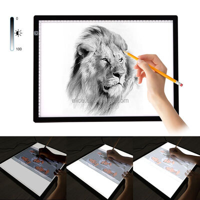A3 A4 Customized logo Design Drawing Light Box Illuminated Light Pad Professional Ultra-thin Led Light Pad