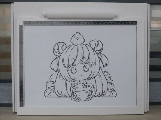 Slim Hotsale Battery Powered Led Drawing Light Pad A4-19 Sketch Flexible Board Easy Drawings for Kids