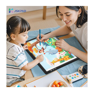 Ultra-thin Led Light Pad A4 Battery Drawing Board Custom Led Tracing Light Pad Kids Toys with Clip and Stand