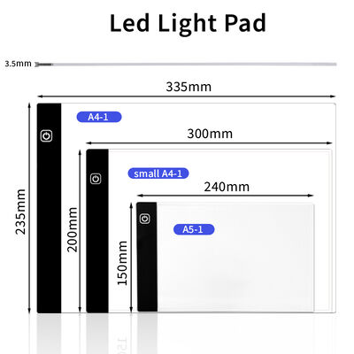 Cheapest Simple Ultra-thin LED Light Pad Animation LED Copying Board Dimmable Light up Tracing Pad for Students A5 Light Pad
