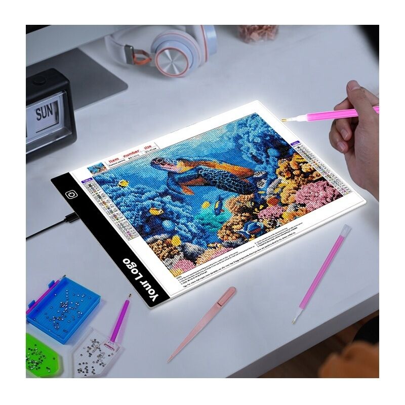 Portable 3 Level Dimmable LED Tracing Light Pad Suitable for Artists Crafting Sketching Design Animation Calligraphy DIY