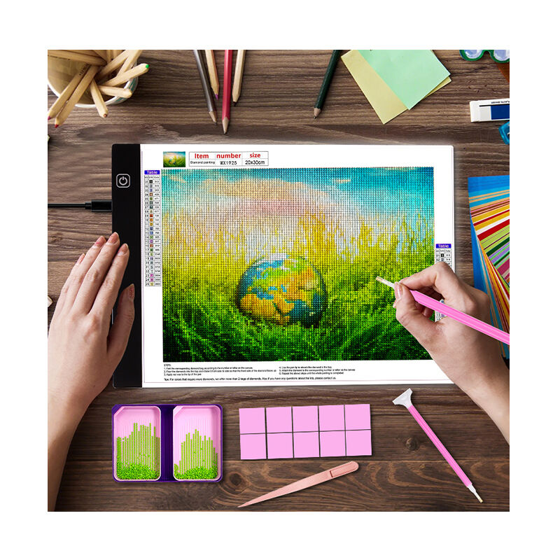 33523535mm LED Artist Lighted Drawing Board Certified Acrylic Panel LED Tracing Light Box Type C Power Drawing Sketching