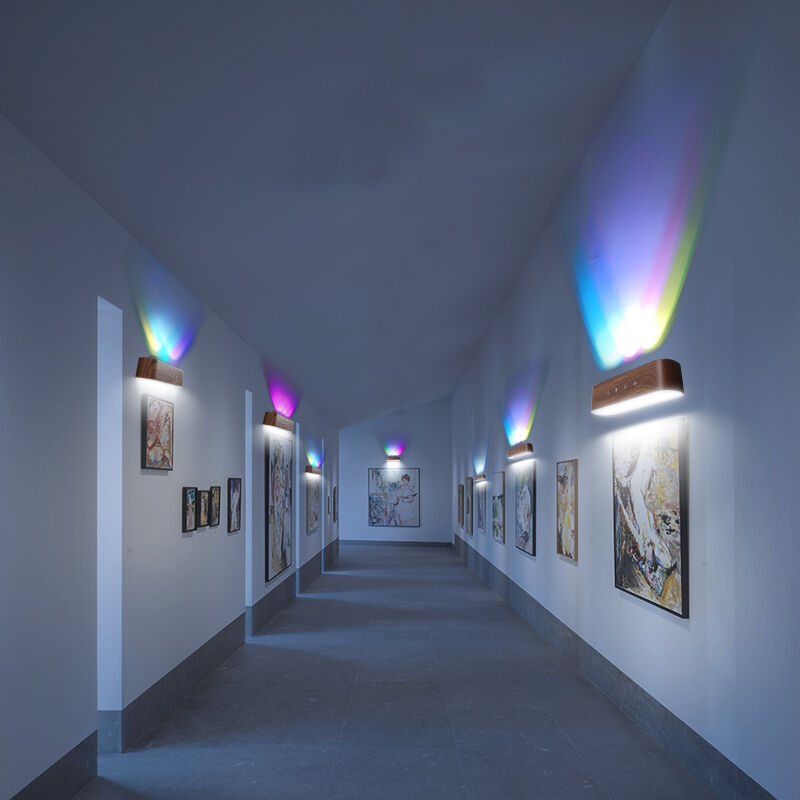 ABS PC Wall Lamps Gold RGB Dimmable LED Rechargeable E26 Base Wireless Battery Operated Remote Control Set 2 Living Room