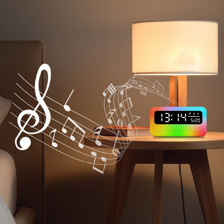 Bedroom RGB White Rechargeable Sunrise Alarm Clock Smart LED Night Lamp Table Lights Multifunctional Living Room