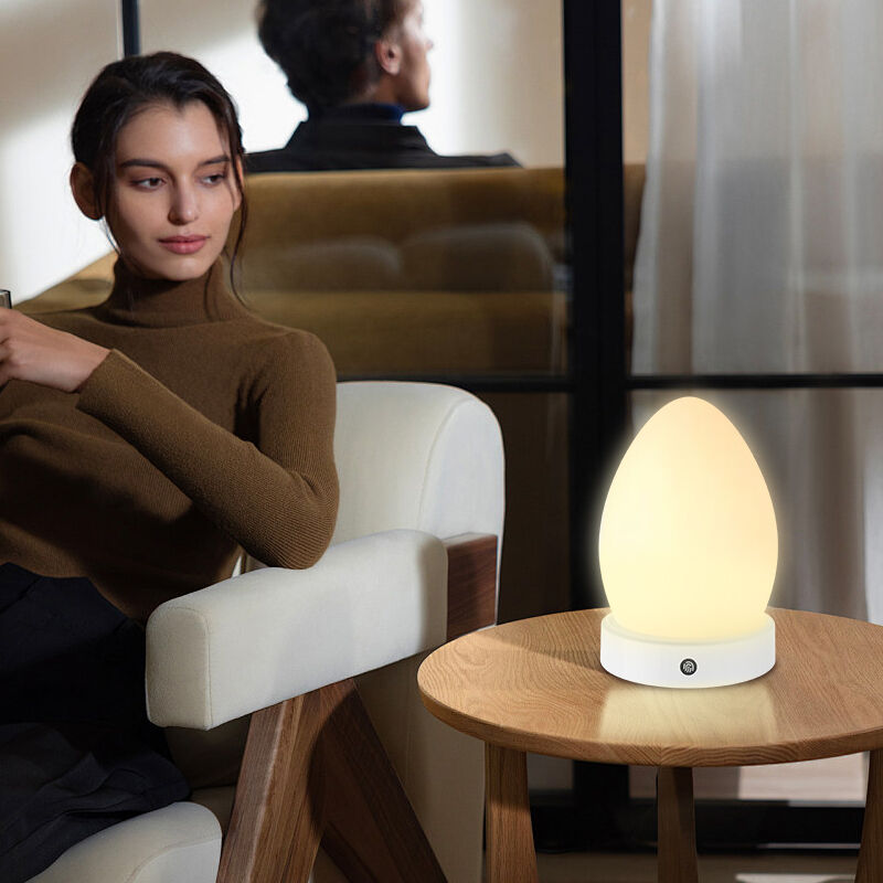 12V DC Output Voltage 360 Degree Egg Light Therapy Lamp USB Charging 5 Level Dimmable 186 LEDs Daylight Lamp Sad Therapy