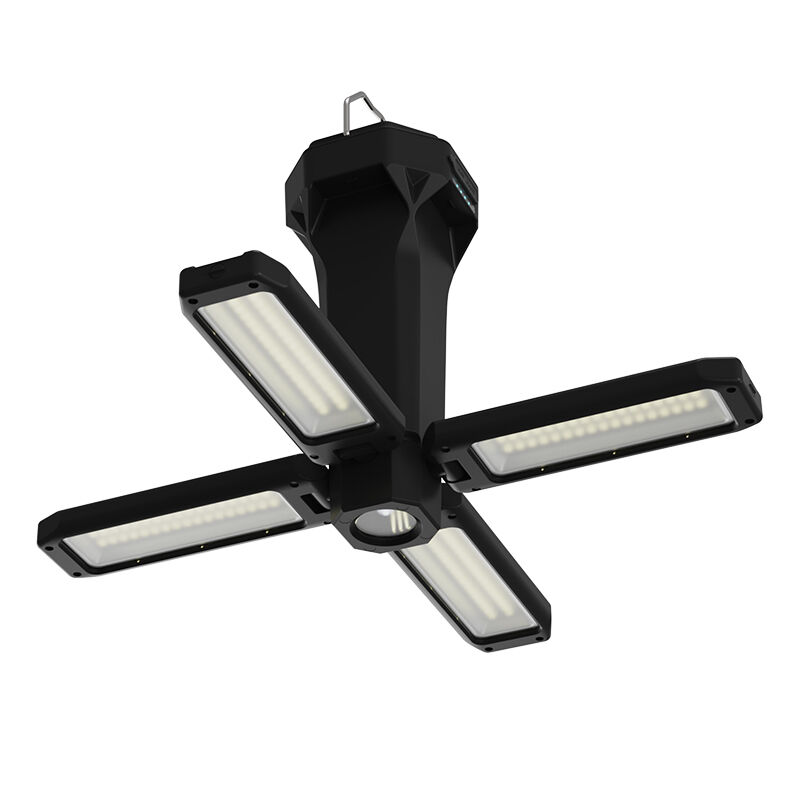 1 Button Control 16000mAh LED Camping Light IP67 Waterproof 10000Lm Brightness SOS Mode Space Saving Foldable Emergency