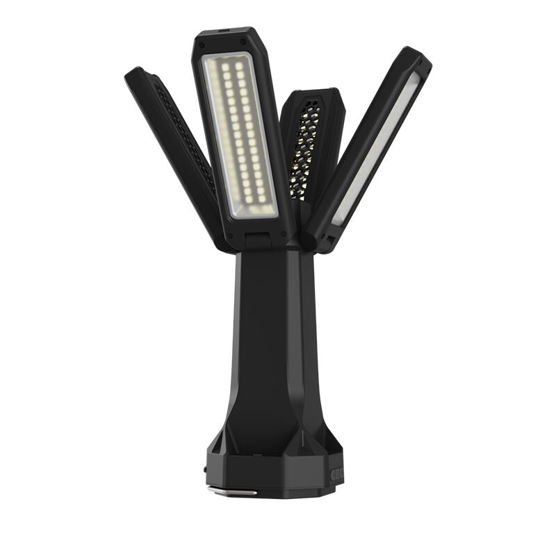 Camping Light Equipped with Button Control On Off Mode Switch 16000mAh Foldable Bright USB C Output Four Leaf Lighting