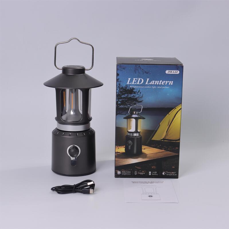062 Kilogram Rechargeable Vintage Camping Lantern LED Light Source 290mm IPX4 Waterproof Excellent Garden Application