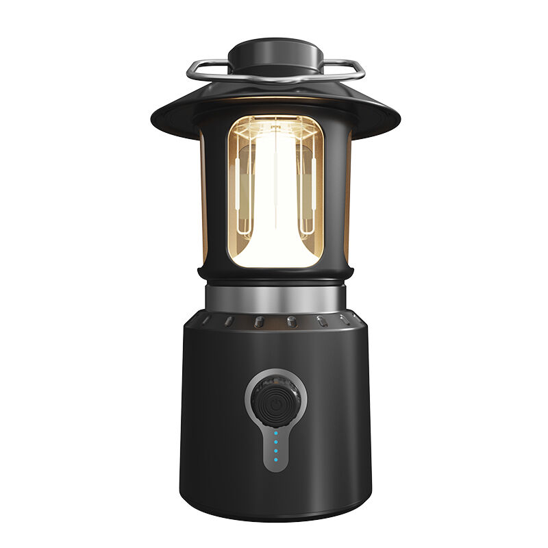 Garden Vintage Camping Lantern 6 Level Brightness Dual Light 8000mAh Fast Charge Outdoor Lighting Color Rendering Index Ra 70