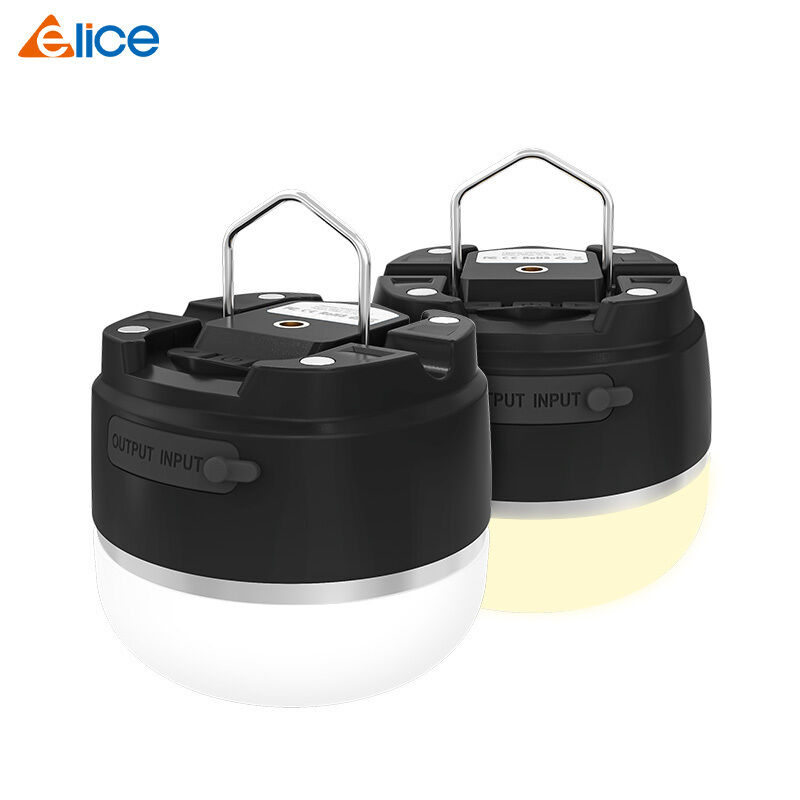 Support Dimmer Camping Lantern 62500 Lux Super Bright Solar Charging ABS Housing 6 Modes Adjustable Light