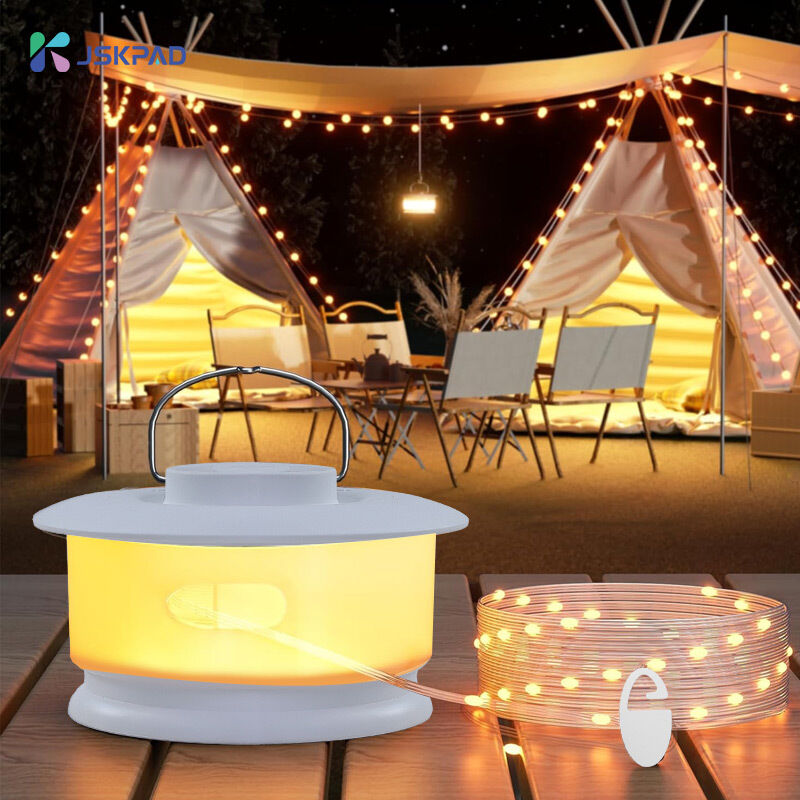 RGB Outdoor Camping Light Waterproof Camping Ambient Light Strips 10m Ultra-Long RGB String Lamp Portable Outdoor Camping Light