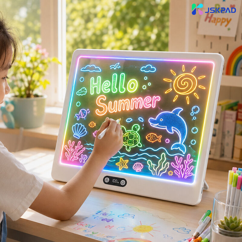 Factory Direct Sales Hot Sale Multi Scene Kids Craft Office Planner Holiday Gift Light Board LED Drawing Board