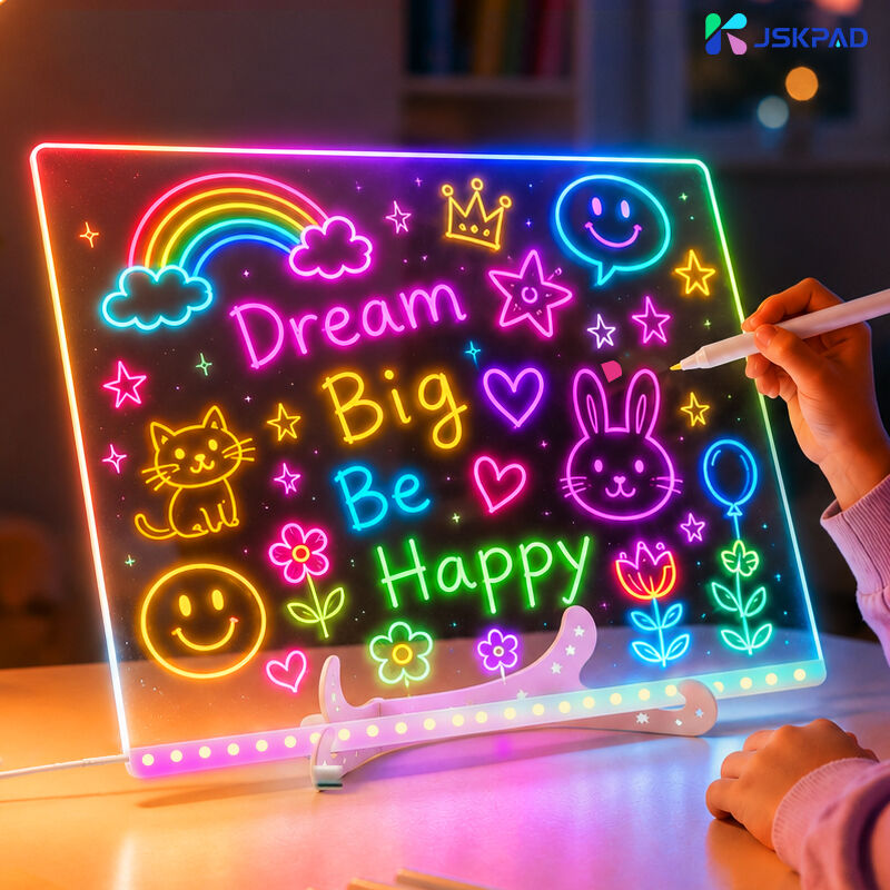 Custom Size USB Type C Powered Soft Eye Care Easy Wipe Reusable Factory Direct Sale Hot Selling LED Drawing Board