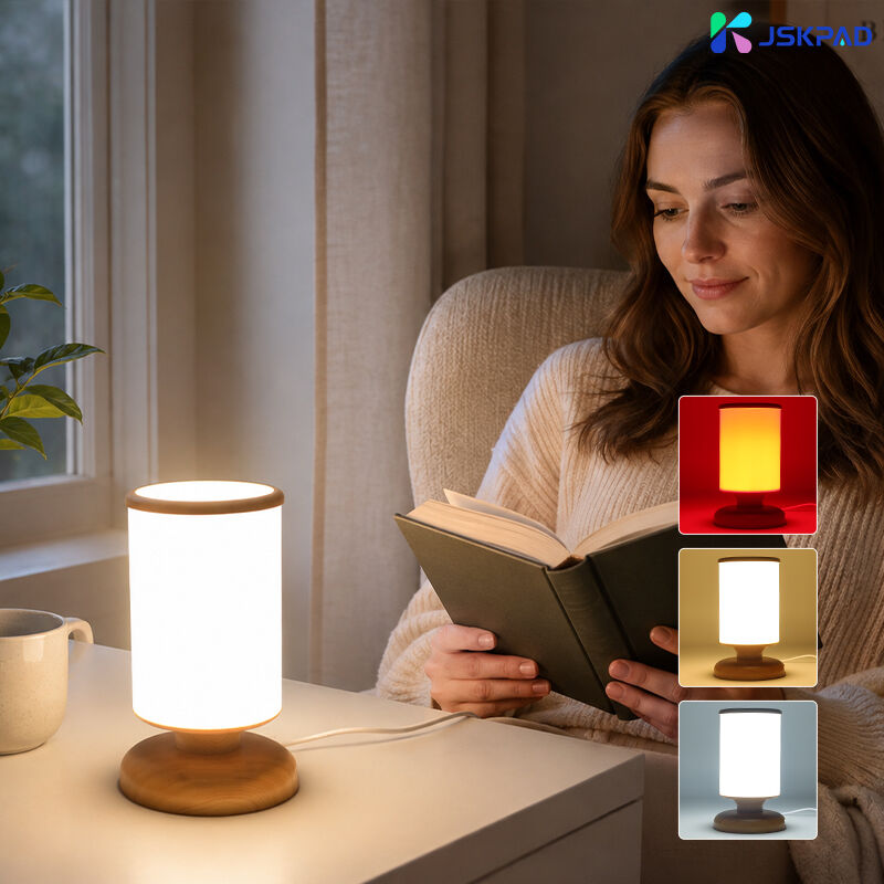 Factory Direct Sale Top Selling LED 4 Modes 12W Remote/Manual Dimmable Auto Timer USB C Charging CE FCC RoHS Sad Home Office