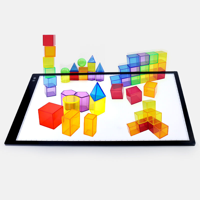 Large LED Light Pad Building Block Toy 6 Levels Stepless Dimming Tracing Box A1 Drawing Board 6000mAh Battery