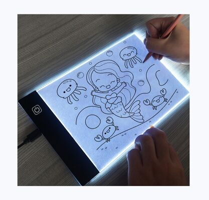 学生向けA5ライトパッド、調光可能、明るく光るトレースパッド、最も安価でシンプルな超薄型LEDライトパッドアニメーションLEDコピーボード